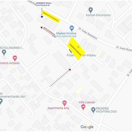 זאדאר Apartman Scala מראה חיצוני תמונה